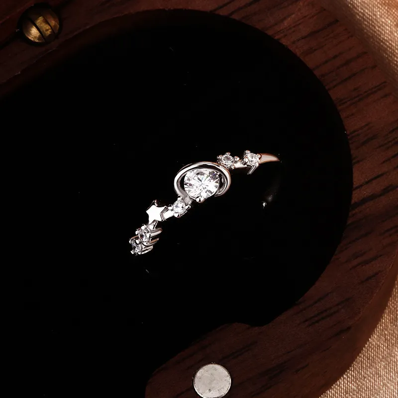 PHOENIXSILY 999 Fine Silver Rings Women's-4