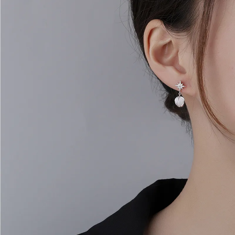 PHOENIXSILY 999 Fine Silver Earrings Women's-3