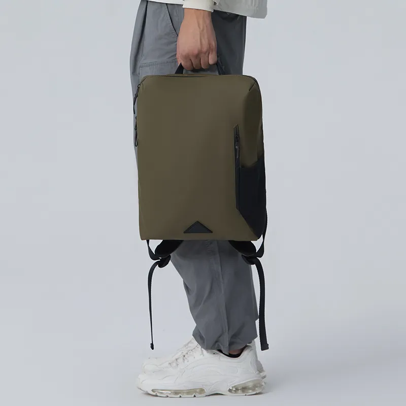 Venque Polyester Backpack, Backpack Large Size Unisex Black-2