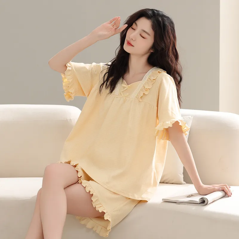 Cotton Shopping Pajama Set Women's-1