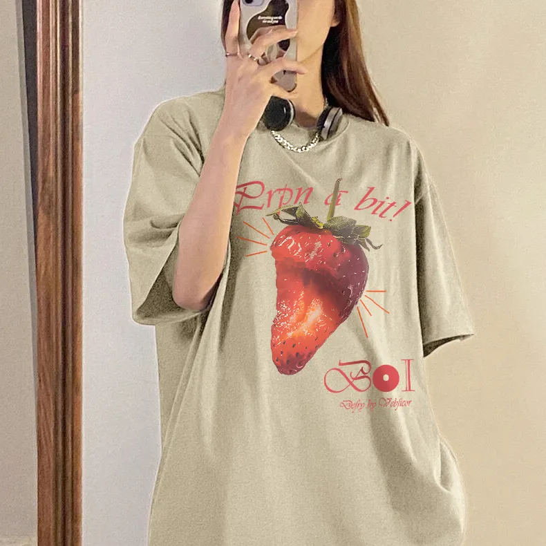 Cotton Shopping T Shirt Women's-5