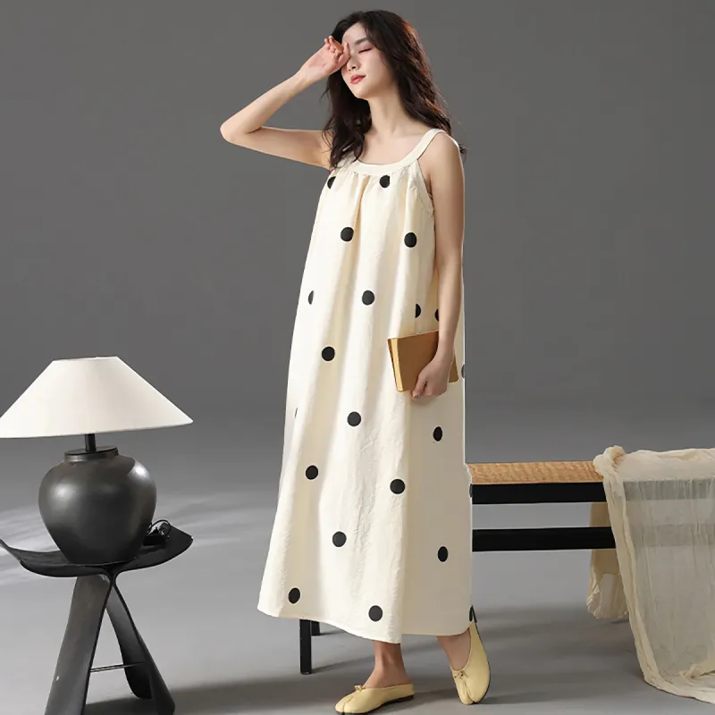 Cotton Shopping Nightgown Women's-6