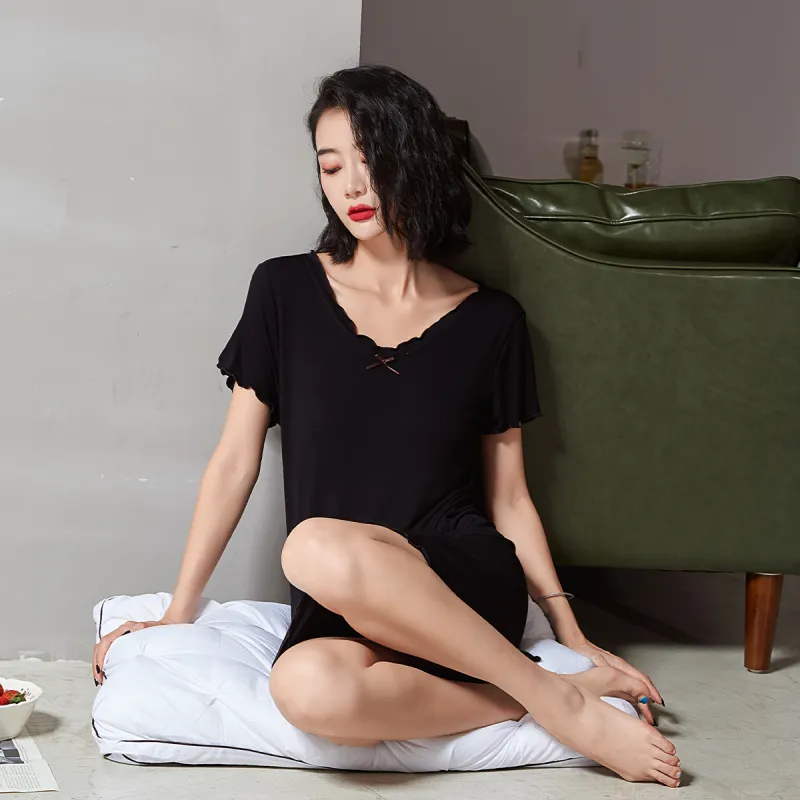 Cotton Shopping Nightgown Women's-4