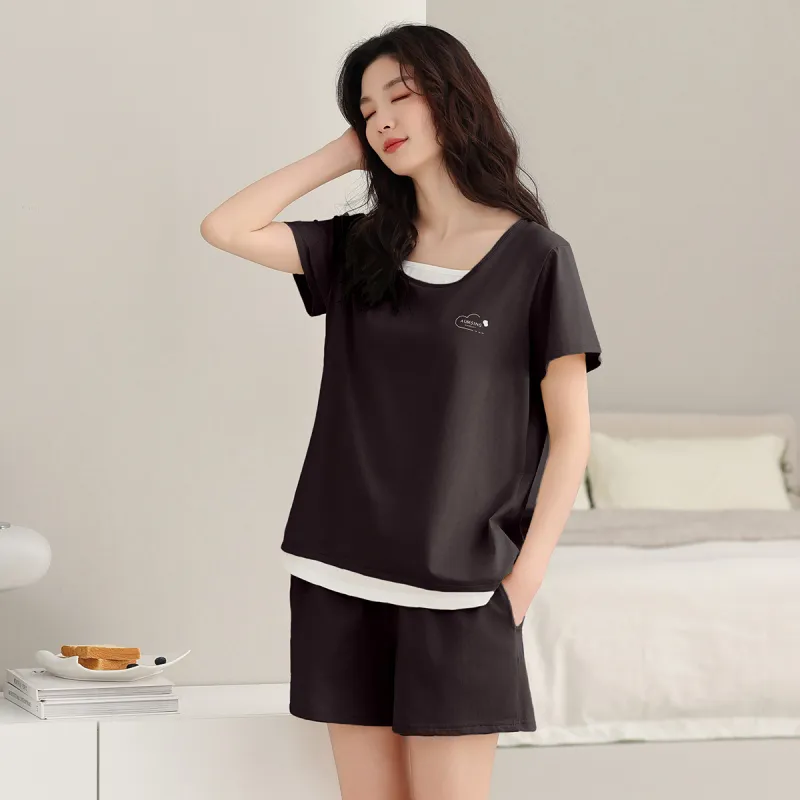 Cotton Shopping Pajama Set Women's-4