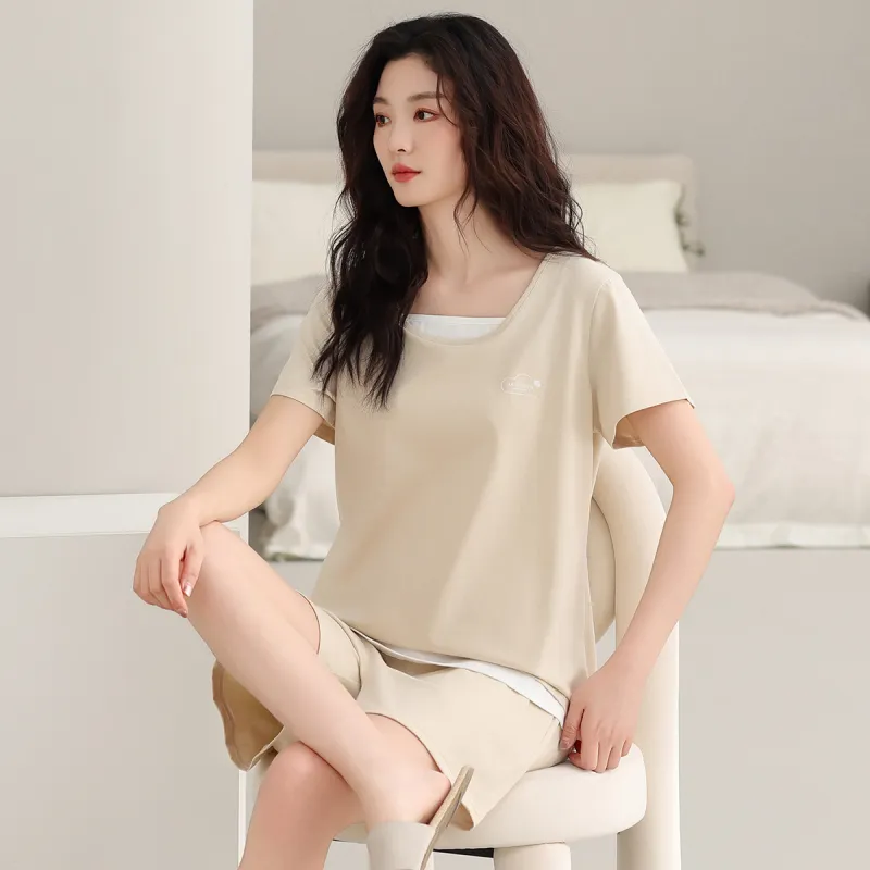 Cotton Shopping Pajama Set Women's-2
