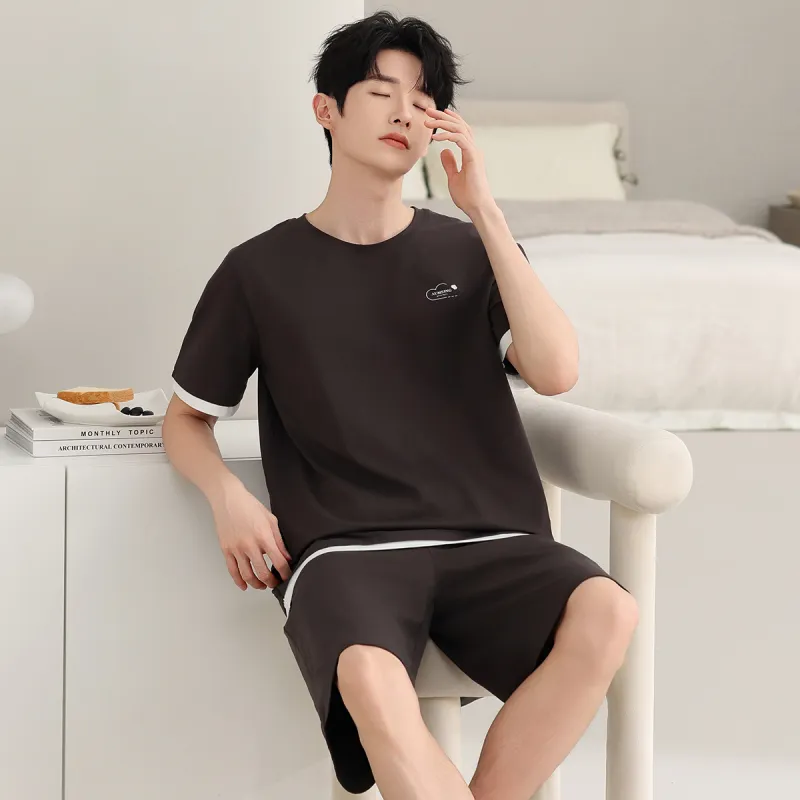 Cotton Shopping Pajama Set Men's-2