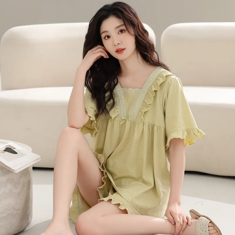 Cotton Shopping Pajama Set Women's-1