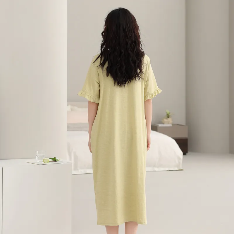 Cotton Shopping Nightgown Women's-4