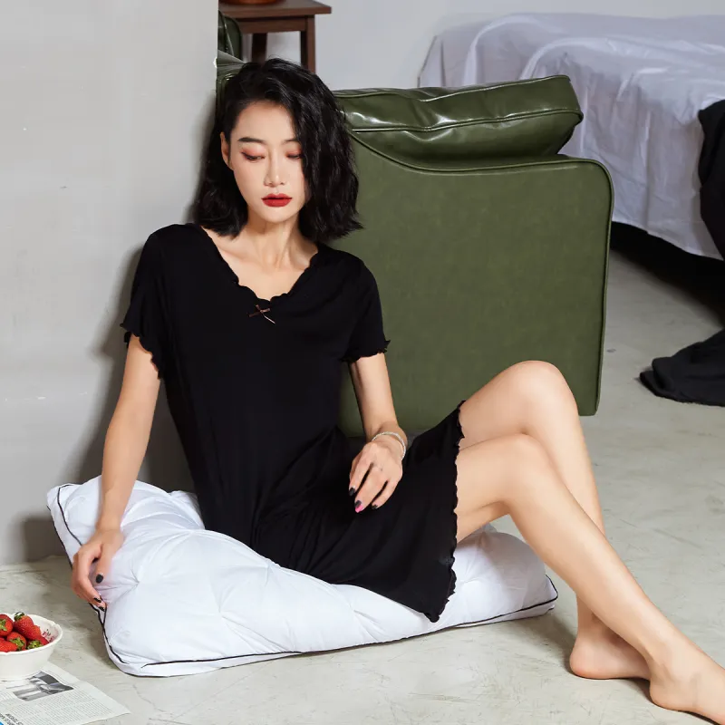 Cotton Shopping Nightgown Women's-3