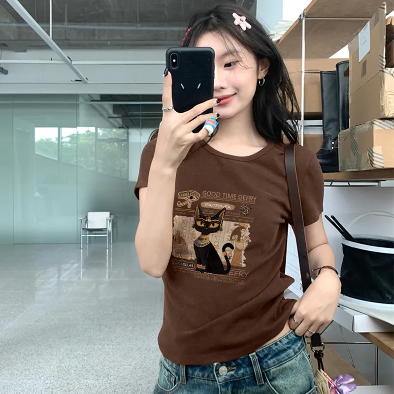 Cotton Shopping T Shirt Women's-5