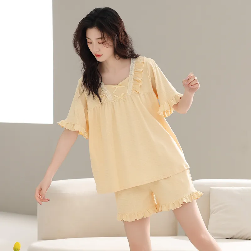 Cotton Shopping Pajama Set Women's-4