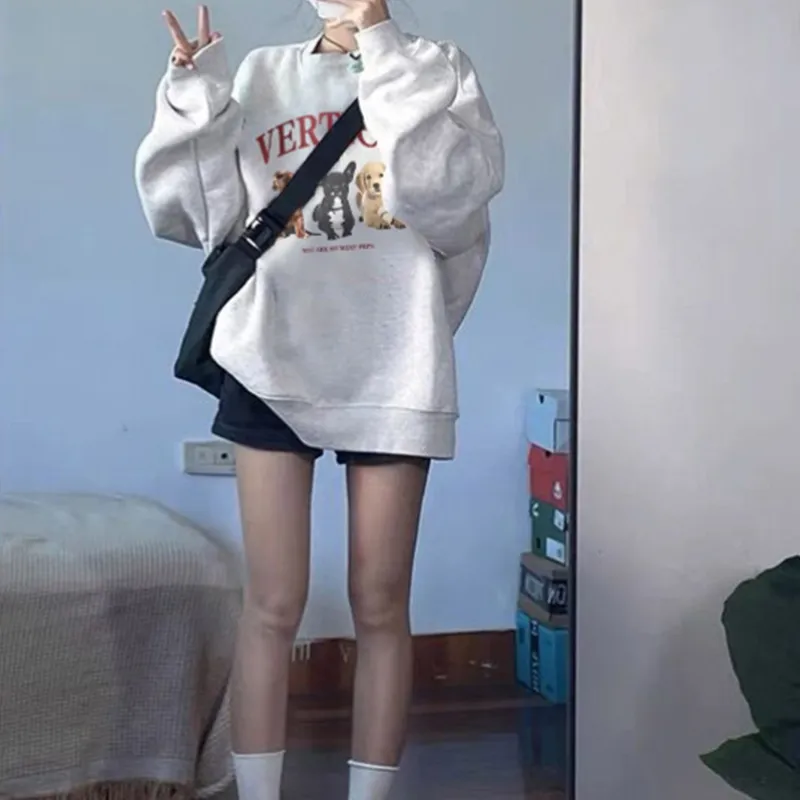 Cotton Shopping Sweatshirt Women's-17