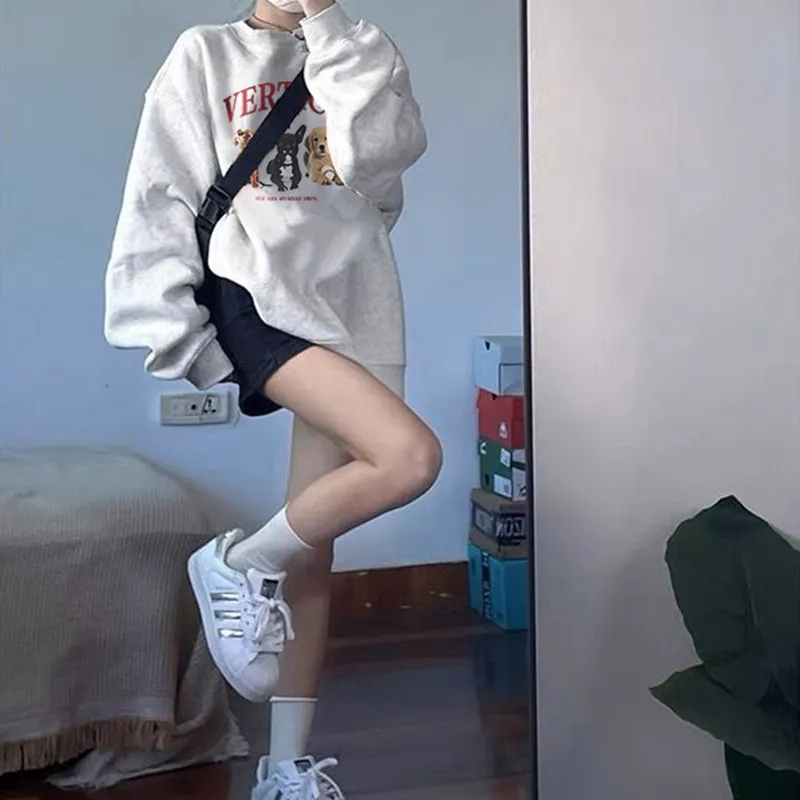 Cotton Shopping Sweatshirt Women's-14