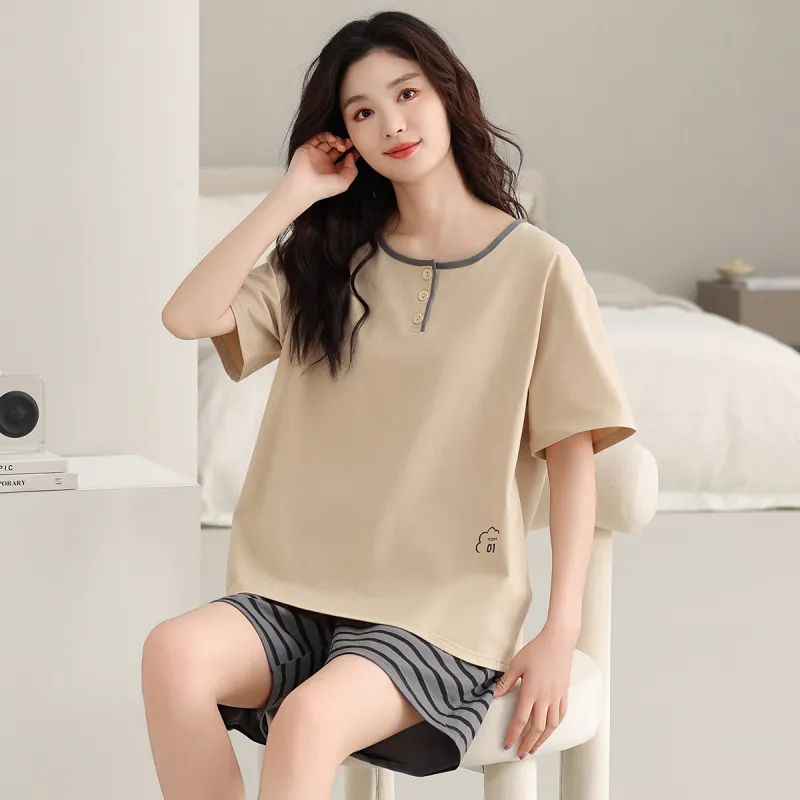 Cotton Shopping Pajama Set Women's-2