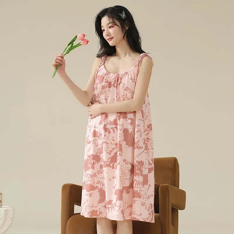 Cotton Shopping Nightgown Women's-3