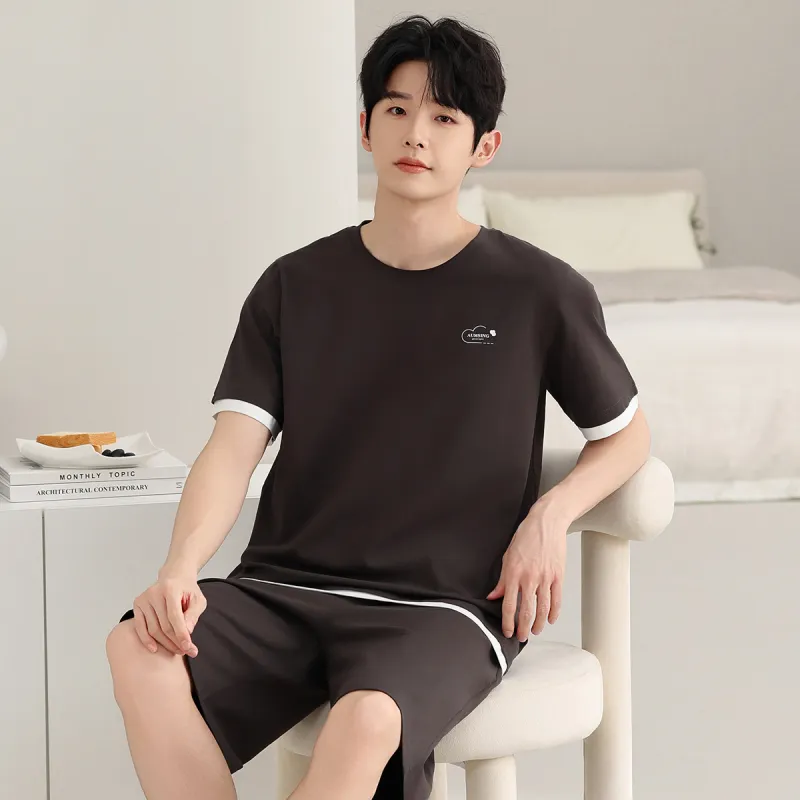 Cotton Shopping Pajama Set Men's-4