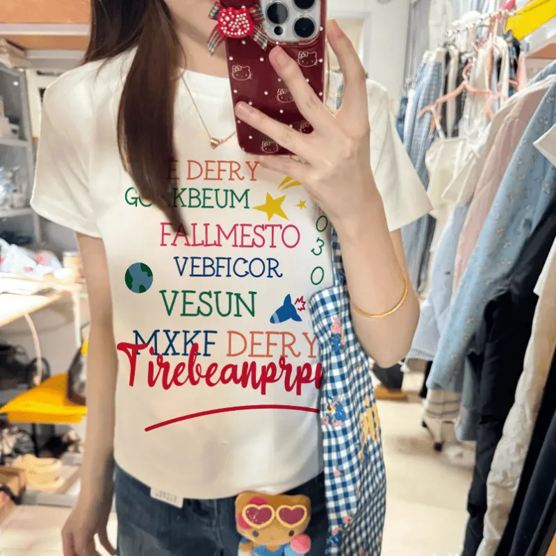 Cotton Shopping T Shirt Women's-2