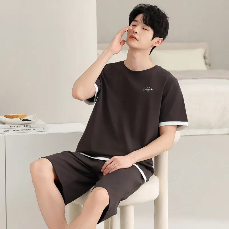 Cotton Shopping Pajama Set Men's-3
