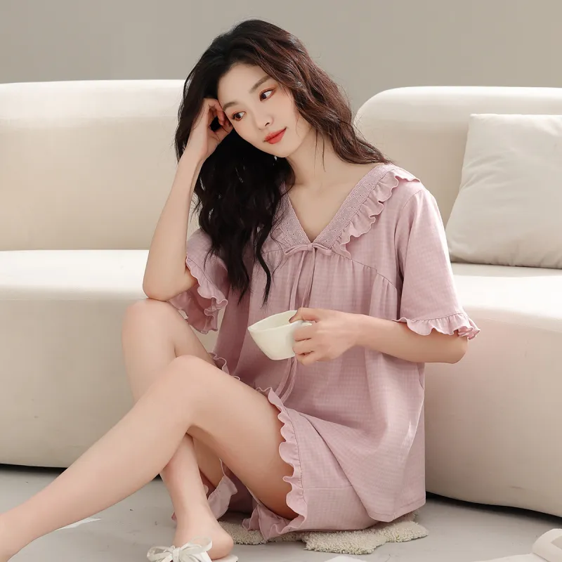 Cotton Shopping Pajama Set Women's-2