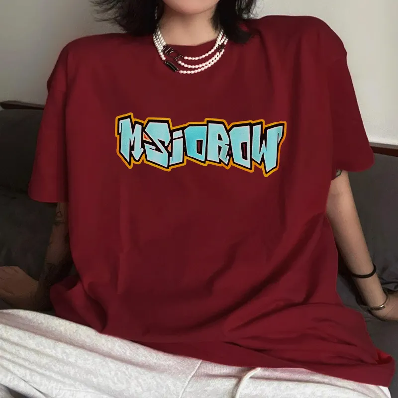 Cotton Shopping Drop Shoulder Sleeve T-Shirt Unisex-6
