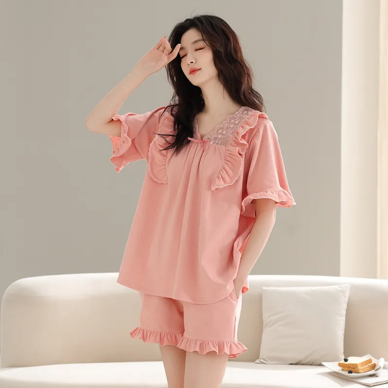 Cotton Shopping Pajama Set Women's-4
