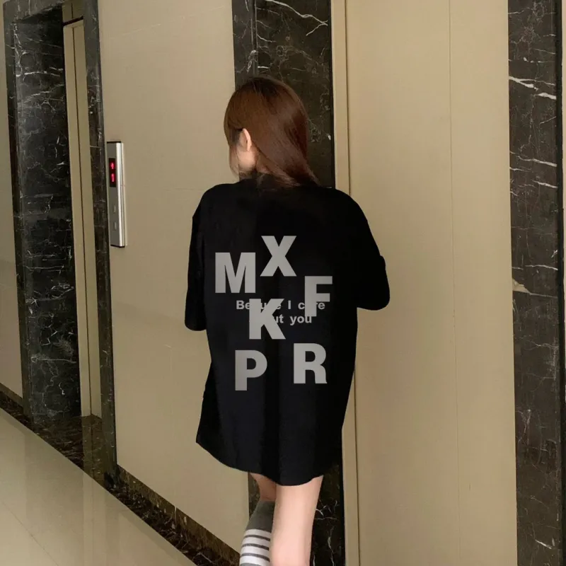 Cotton Shopping Set in Sleeve T Shirt Women's-5
