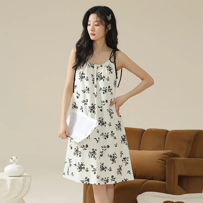 Cotton Shopping Nightgown Women's-3