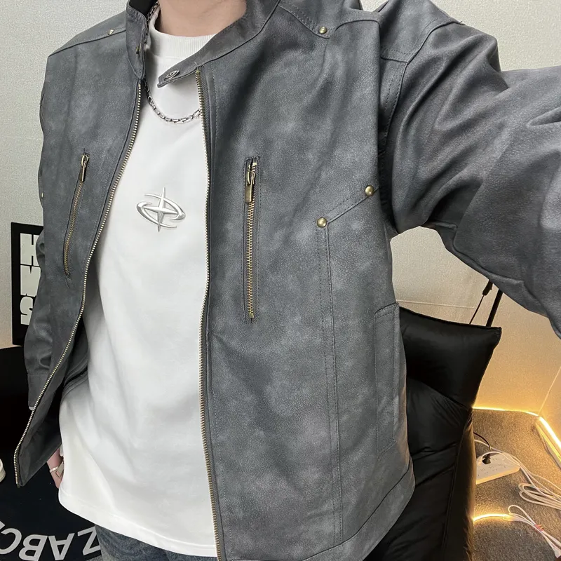 WIIPSOLID Leather Jacket Unisex-3