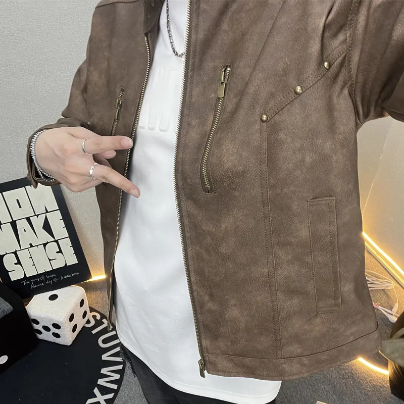 WIIPSOLID Leather Jacket Unisex-2