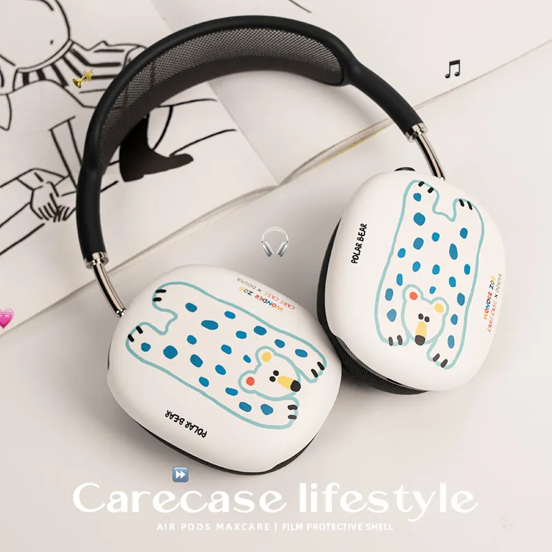 CARECASE Compatibility Apple AirPods Max Felin Headphone Case With Bluetooth Over Ear Headphones Case-9