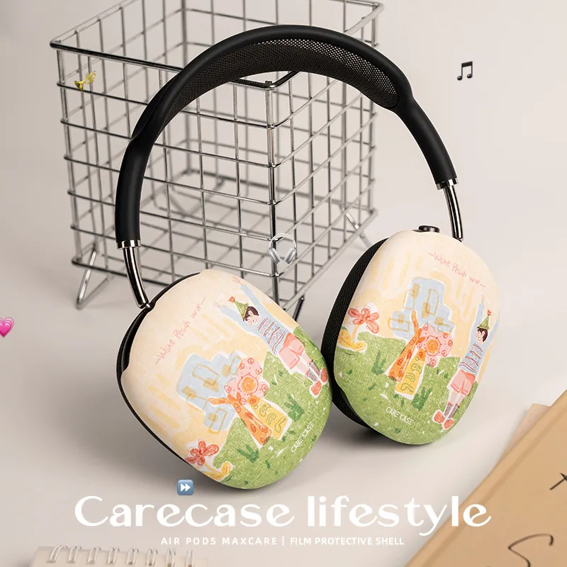 CARECASE Compatibility Apple AirPods Max Felin Headphone Case With Bluetooth Over Ear Headphones Case-11