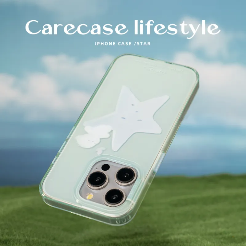 CARECASE TPU Material UV Color Changing Puppy Sitting Stars Phone Case Compatibility With Apple IPhone 15 14 13 Pro Max-2