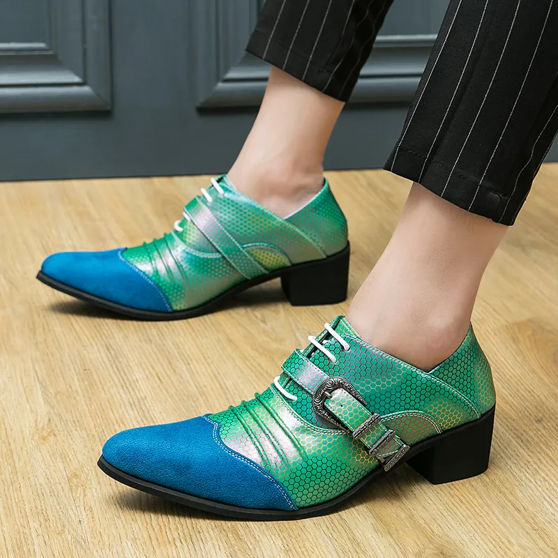 Jerden Smith Men's Casual Shoes Men's Blue Green-3