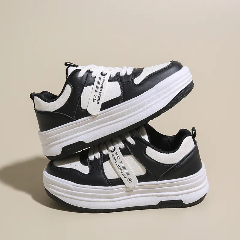 Jerden Smith Anti Slip And Wear Resistant Height Increasing Low Top Skateboard Shoes Women's-7