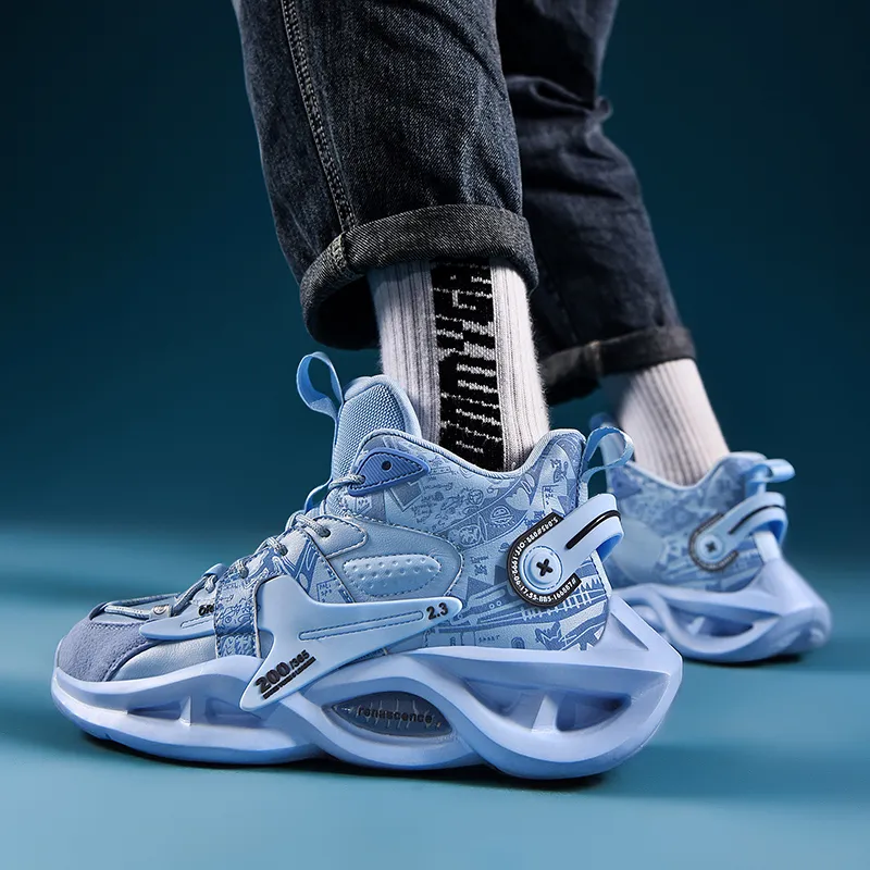 Jerden Smith Thermal Cushioning Coverage Height Increasing Breathable Waterproof Low Top Chunky Sneakers Men's-5