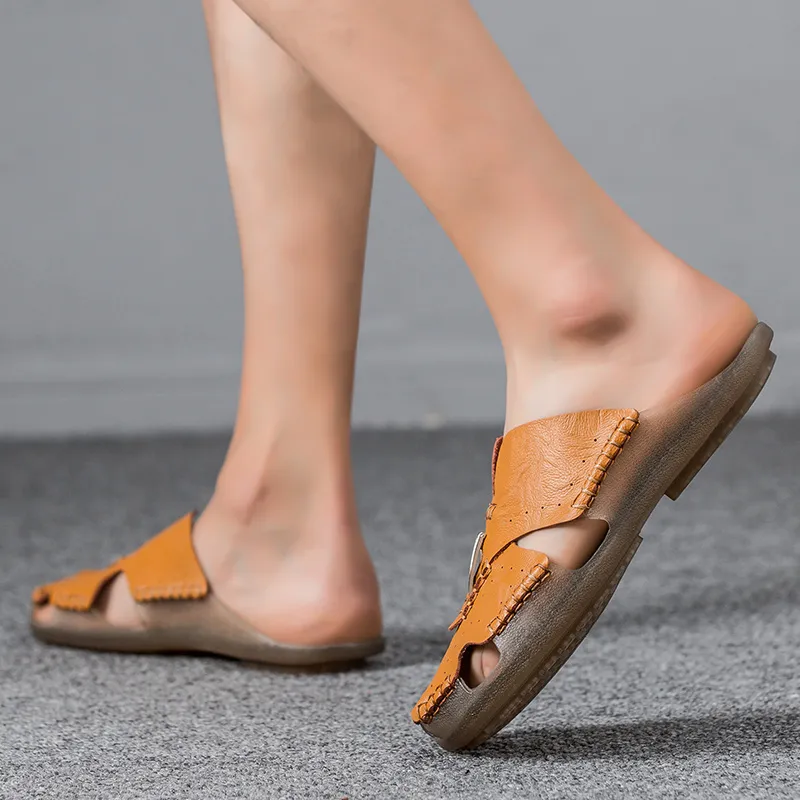 Jerden Smith Abrasion Resistant Slip Resistant Closed Toe Slippers Men's-12