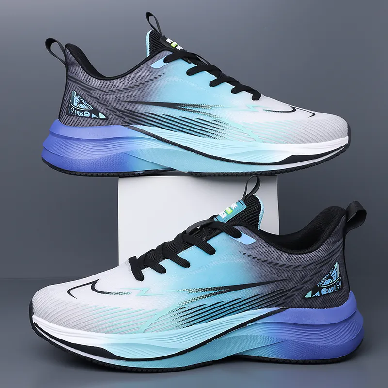 Jerden Smith Shock Absorbers Slip Resistant Breathable Low Top Casual Training Running Shoes Men's-2