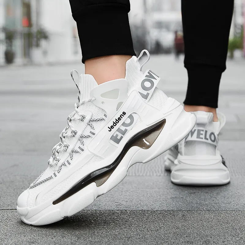 Jerden Smith Shock Absorbers Slip Resistant Breathable Low Top Chunky Sneakers Men's-9