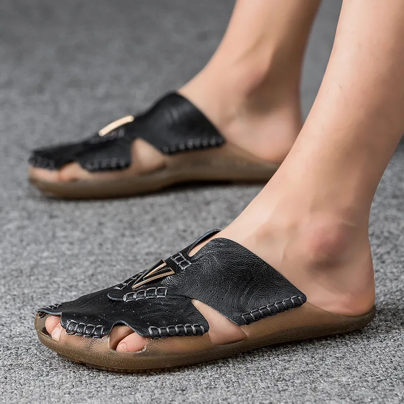 Jerden Smith Abrasion Resistant Slip Resistant Closed Toe Slippers Men's-6