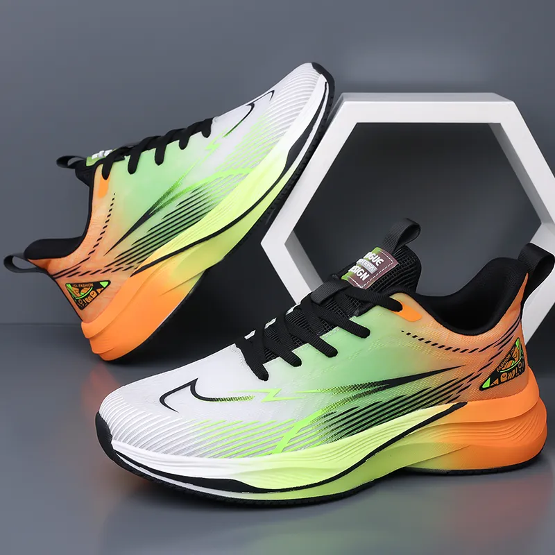 Jerden Smith Shock Absorbers Slip Resistant Breathable Low Top Casual Training Running Shoes Men's-5
