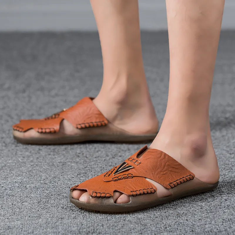 Jerden Smith Abrasion Resistant Slip Resistant Closed Toe Slippers Men's-20