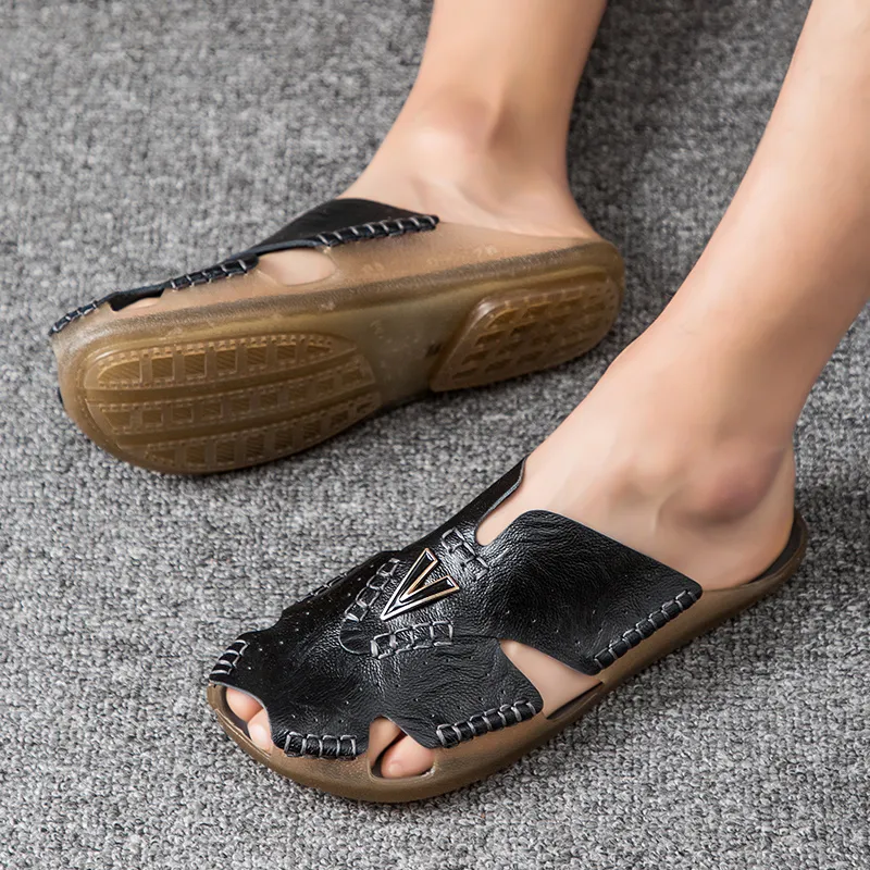 Jerden Smith Abrasion Resistant Slip Resistant Closed Toe Slippers Men's-4