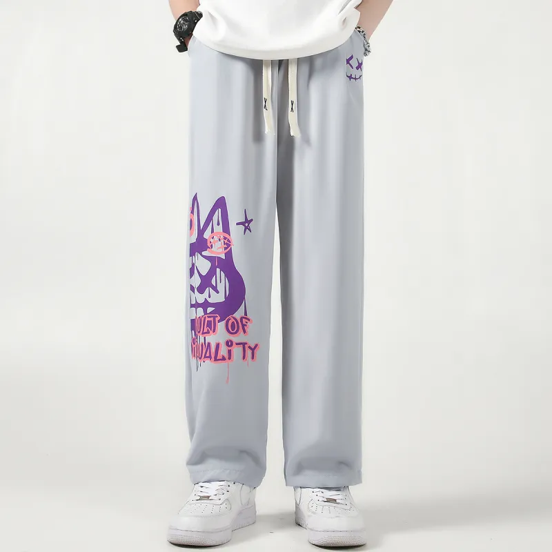 CULT OF INDIVIDUALITY Casual Pants Unisex Black-8