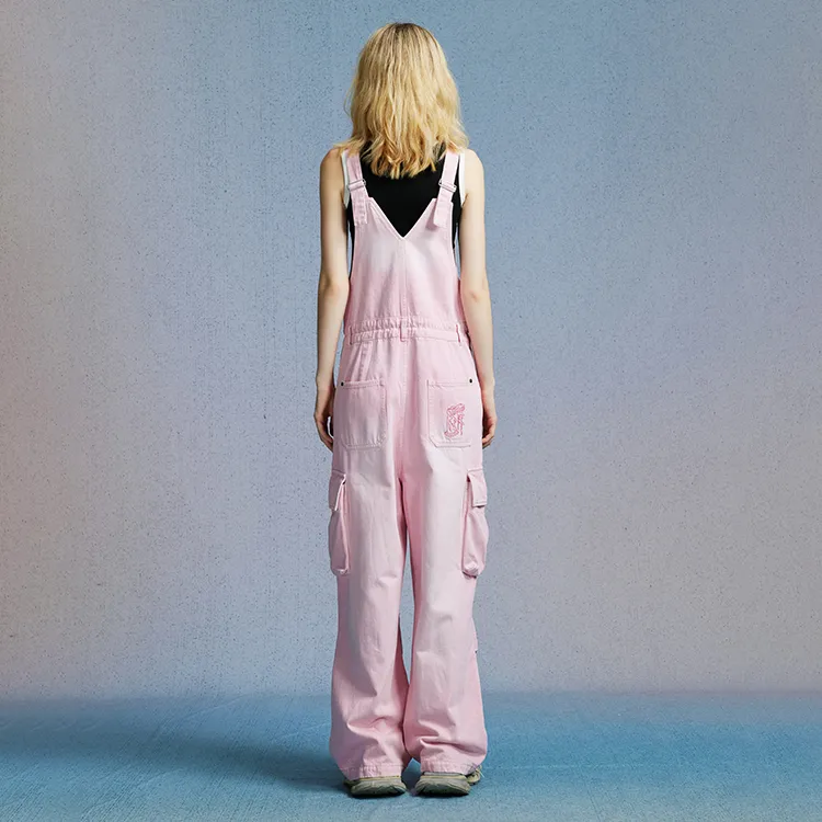 Valeria Obbaco Overalls Women's Pink-2