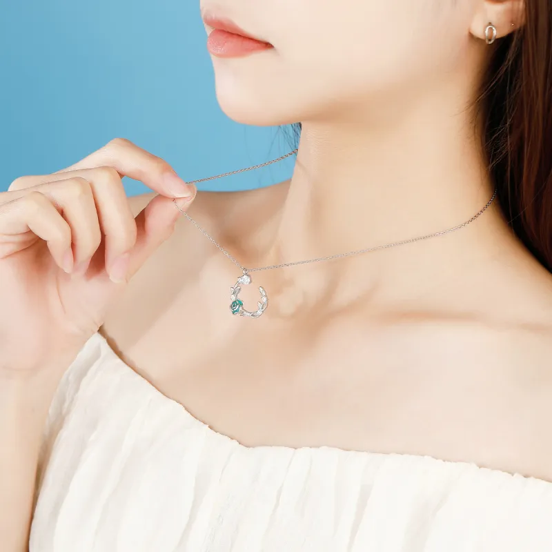 KOREET 925 Sterling Silver Necklace Love Confession Women's-7