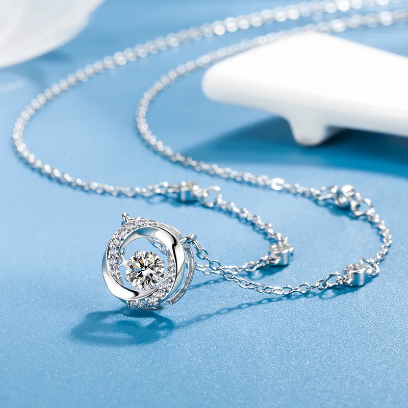 KOREET Sterling Silver Love Confession Anniversary Necklace Women's-4