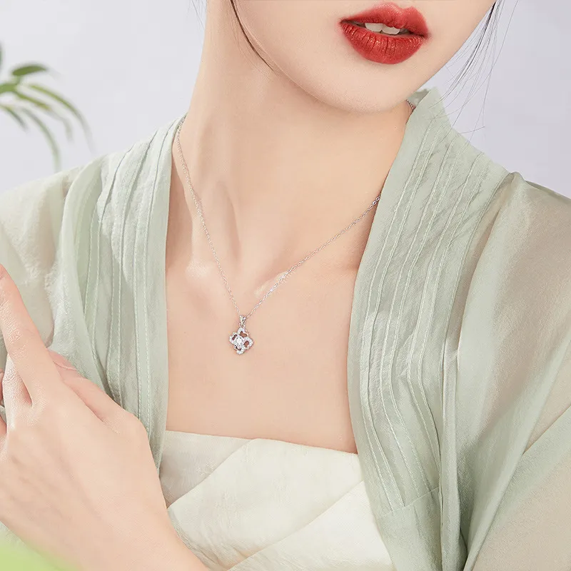 KOREET Sterling Silver Love Confession Anniversary Gift Necklace Women's-1