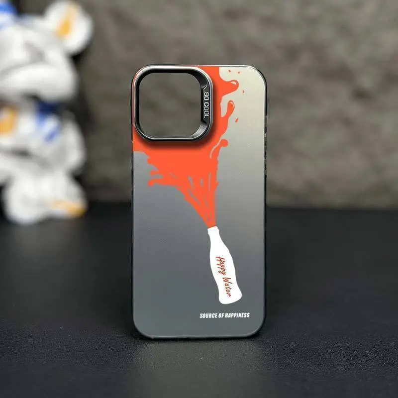 COORUBA Silicone Material Artistic Happy Water Impact-Resistant Advanced Fully Enclosed Phone Cases Apply To Apple-1