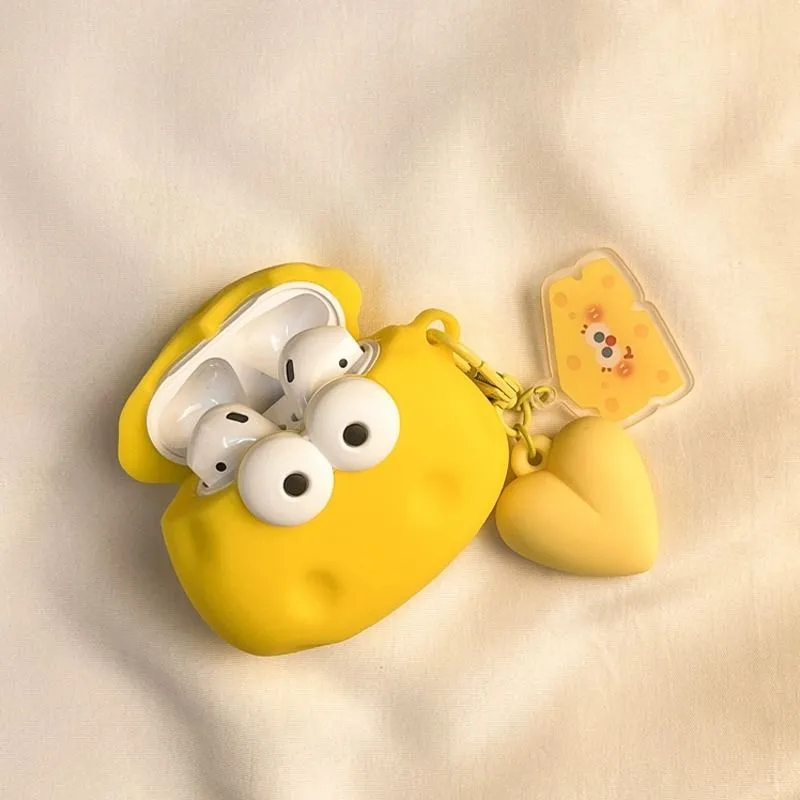 COORUBA Compatible With AirPods Pro 2. Silicone Cute Protective Cover Headphone Cases-3