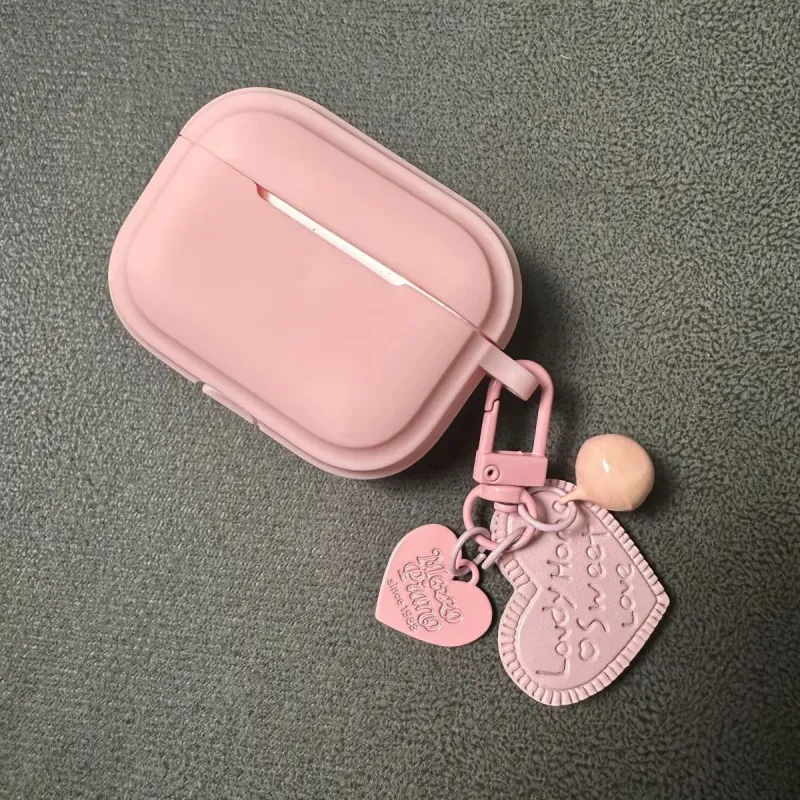COORUBA Compatible With AirPods Pro AirPods 3 AirPods Pink Silicone Soft Shell Protective Case Headphone Cases-7